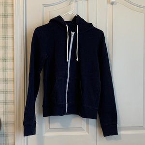 Hu0026M | Tops | Hm Navy Blue Hoodie With White Detailing | Poshmark